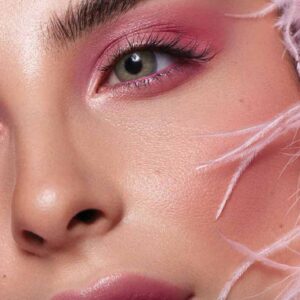 لنز دهب  آکوا سبز طوسی دوردار  آکوا -<20 AQUQ>