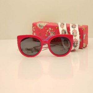 عینک آفتابی کودک   ژله ای  - uv400 -polarized صورتی دسته بنفش