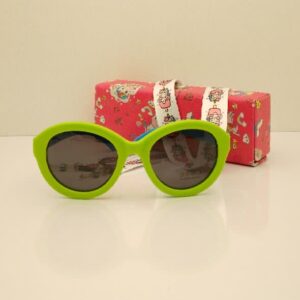 عینک آفتابی کودک   ژله ای  - uv400 -polarized سبز دسته آبی
