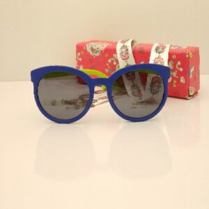 عینک آفتابی کودک   ژله ای  - uv400 -polarized آبی دسته سبز